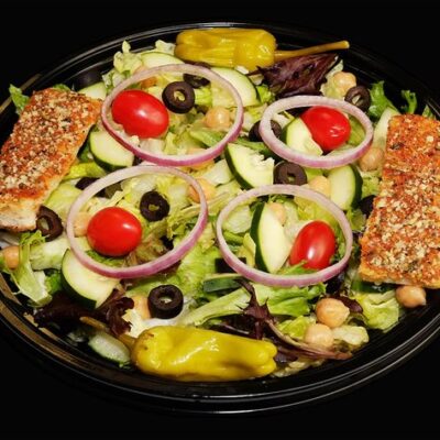 Order Small Chef Salad food online from Francos Pizza & More store, Kenmore on bringmethat.com