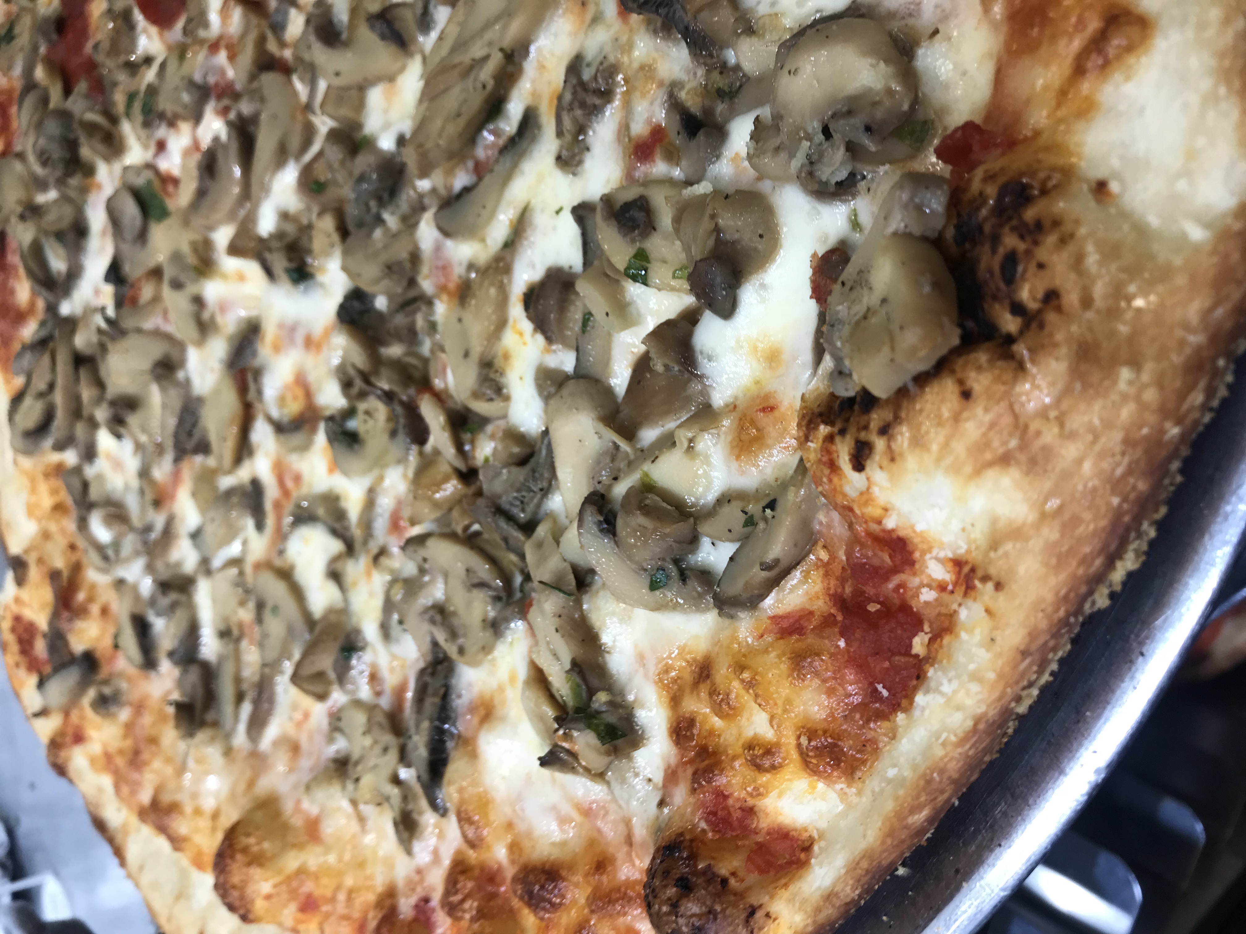 Order Mushroom Pizza food online from Little Italy Pizza store, New York on bringmethat.com