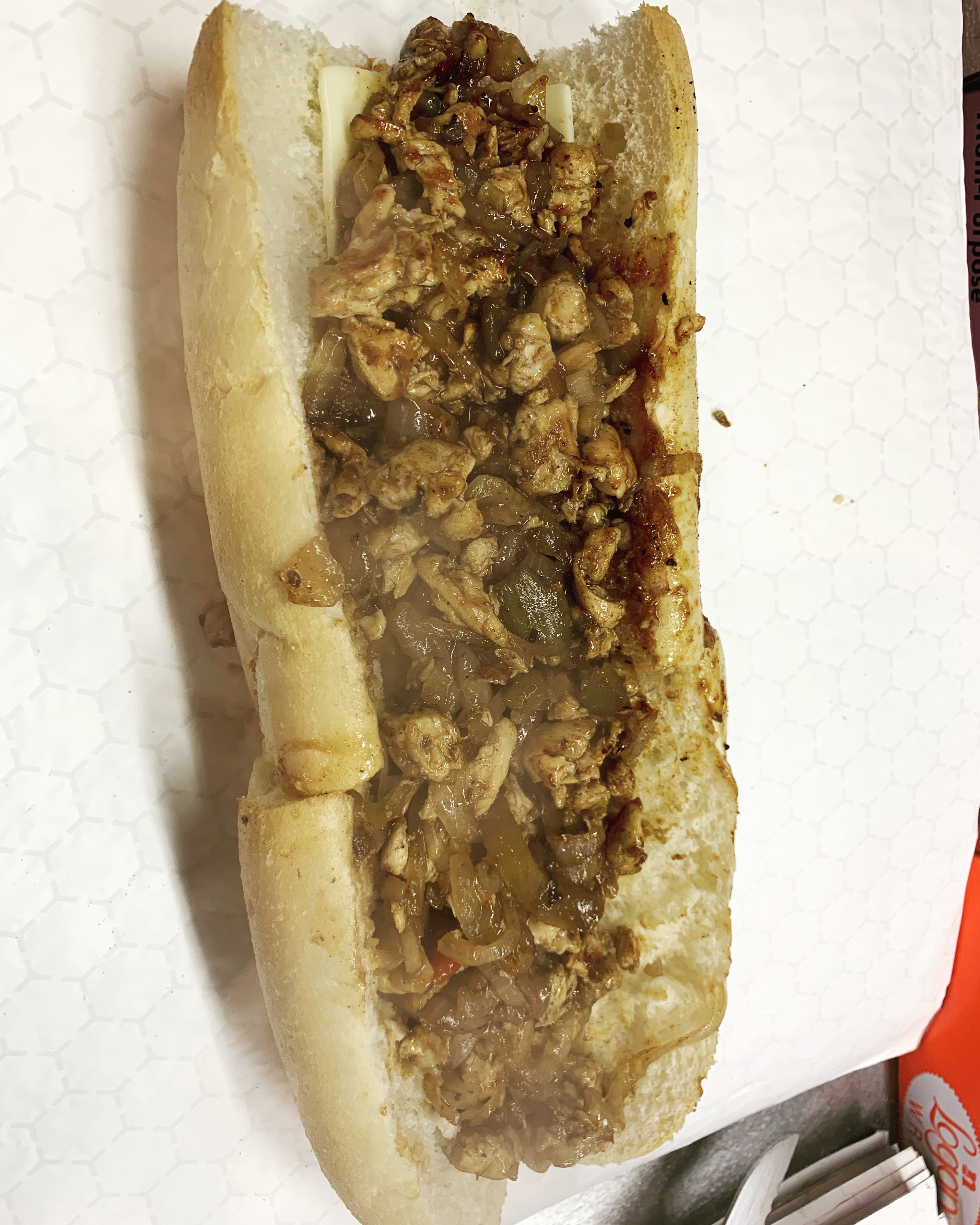 Order Chicken Cheesesteak Sandwich food online from Rocco’s Italian Sausages store, Philadelphia on bringmethat.com