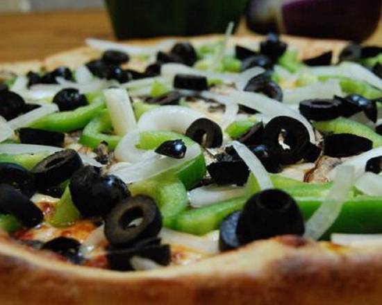 Order Regular Vegetarian Pizza (16" Extra-Large) food online from Stefano's Pizza store, San Anselmo on bringmethat.com