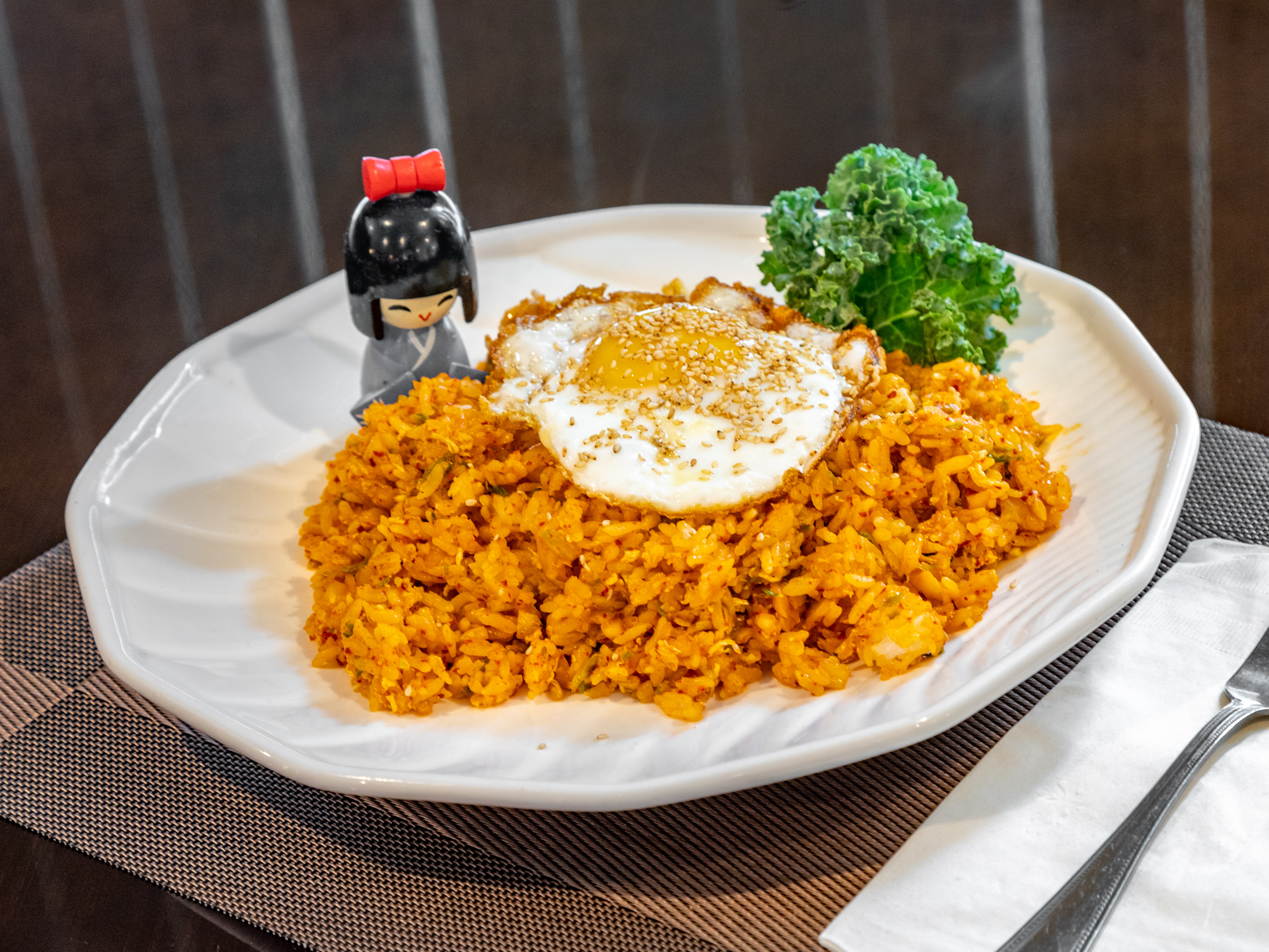 Order Kimchi Fried Rice food online from Asian Harbor store, Indianapolis on bringmethat.com