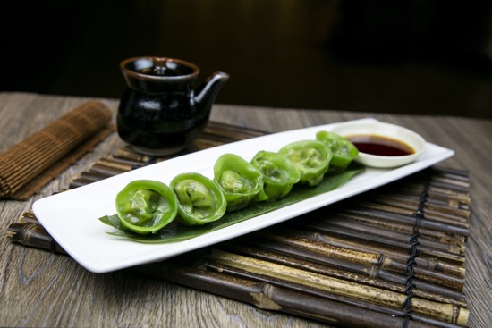 Order Steamed Vegetable Dumpling 8pcs food online from Blossom Asian Bistro store, Summit on bringmethat.com