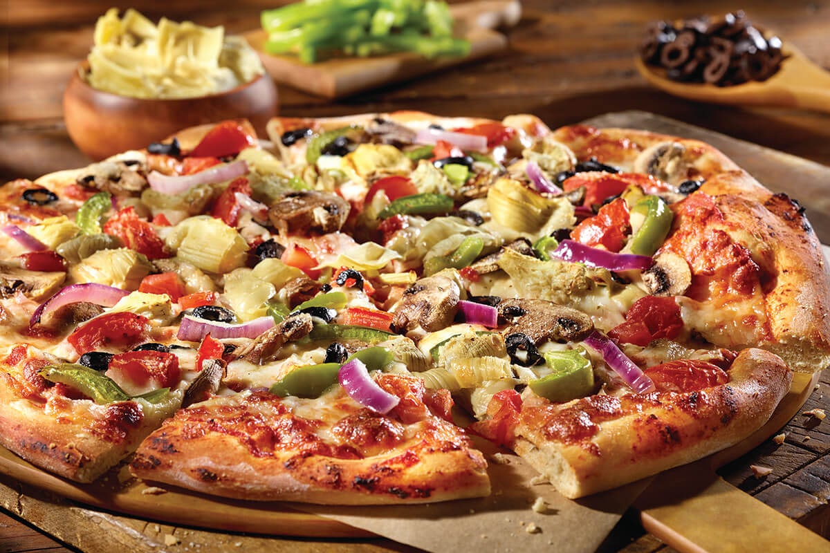 Order VEGGIE 7 PIZZA food online from Old Chicago 59 store, Olathe on bringmethat.com