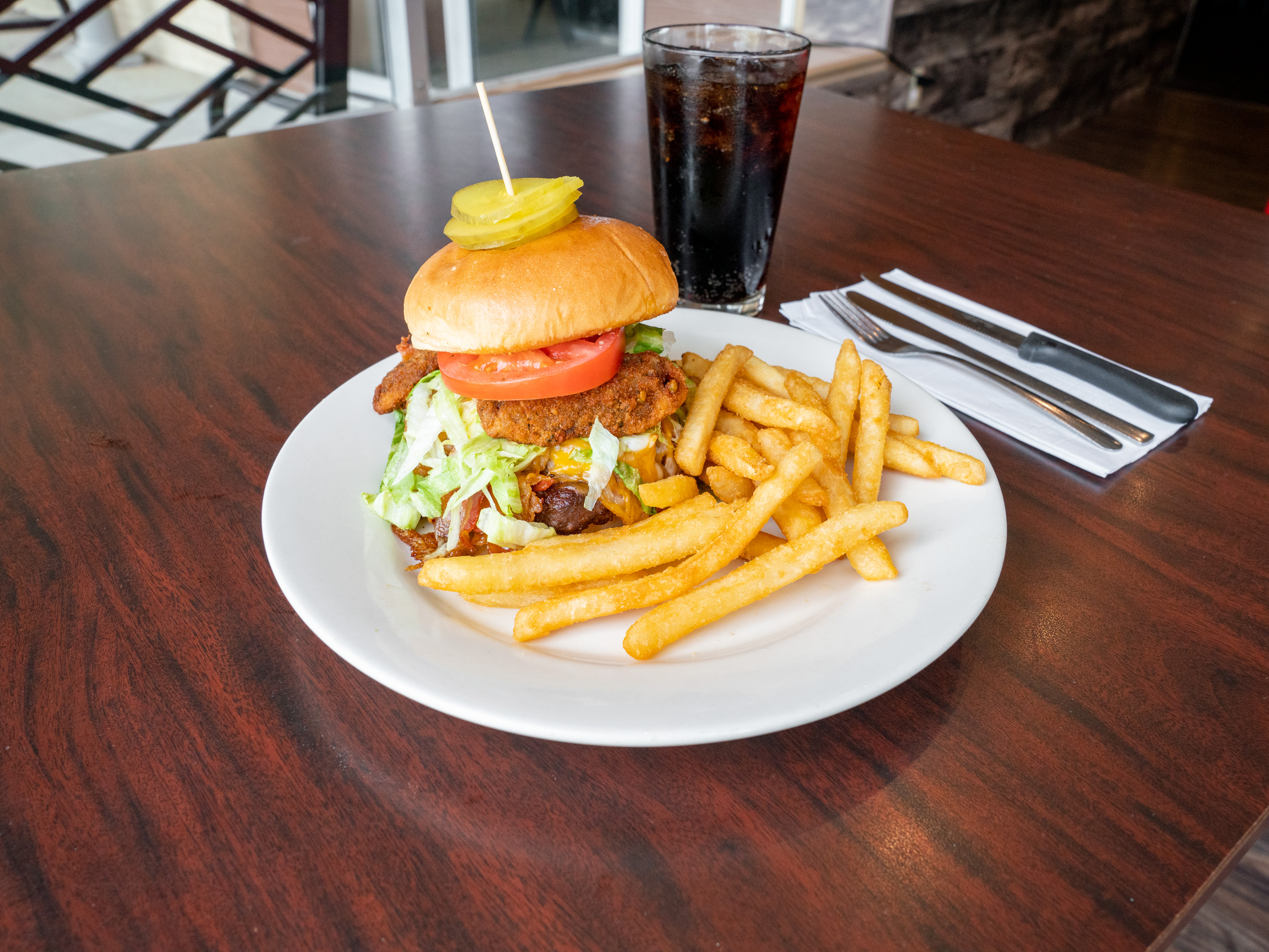 Order Steakhouse Burger food online from Concord Family Restaurant store, Mentor on bringmethat.com