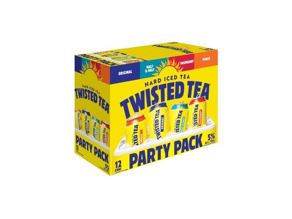 Order Twisted Tea Variety Party Pack, Hard Iced Tea - 12x 12oz Cans food online from Goody Goody Liquor Parent store, Dallas on bringmethat.com