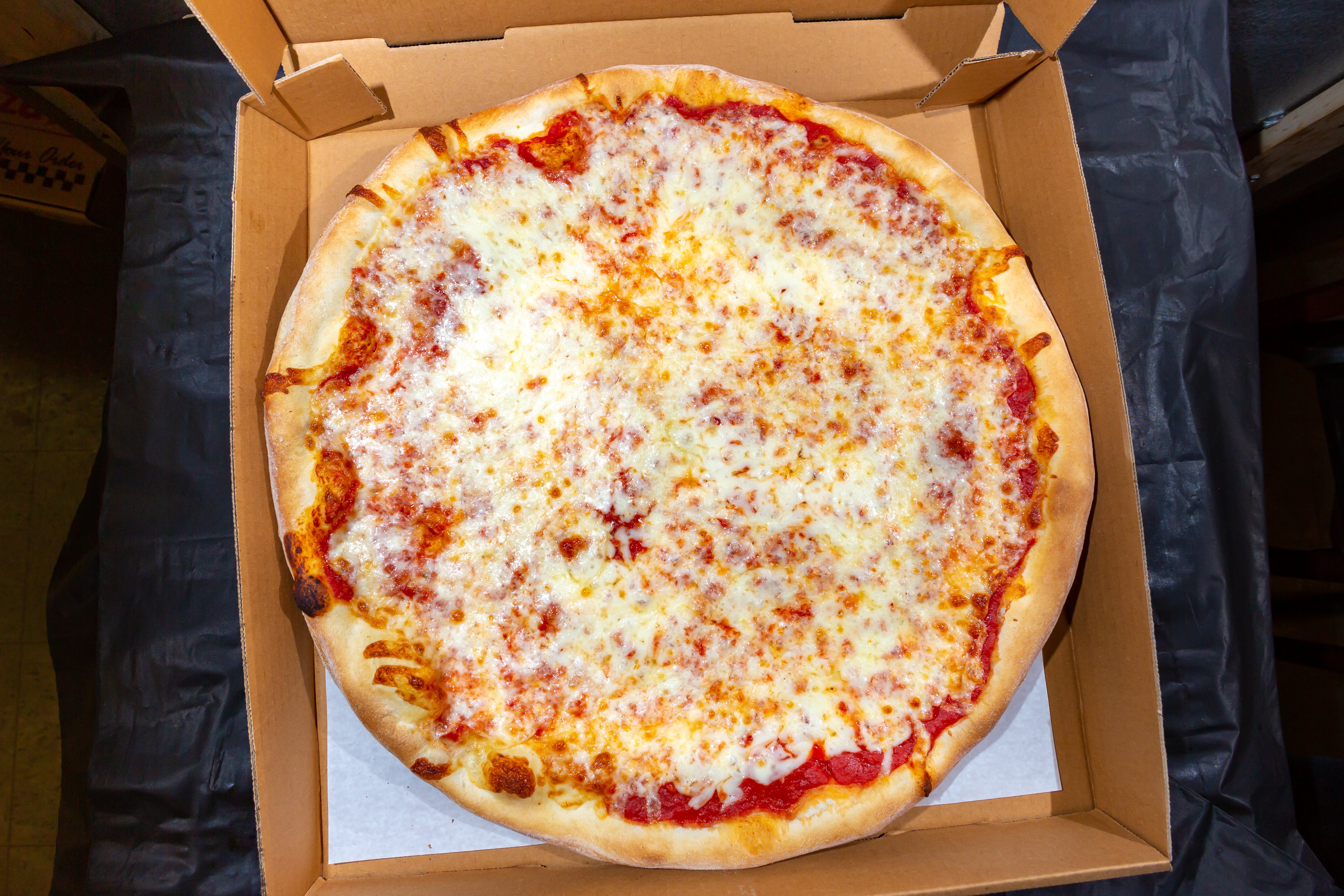 Order Plain Cheese Pizza - Personal 10" food online from Drake Pizza store, Allentown on bringmethat.com