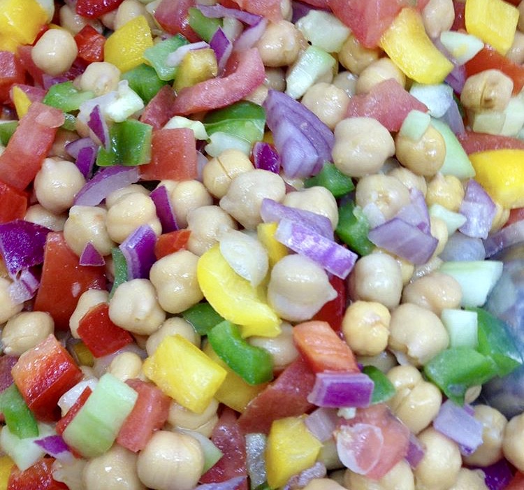 Order Israeli Chickpea Salad food online from Max Bialystok & Company store, Long Beach on bringmethat.com