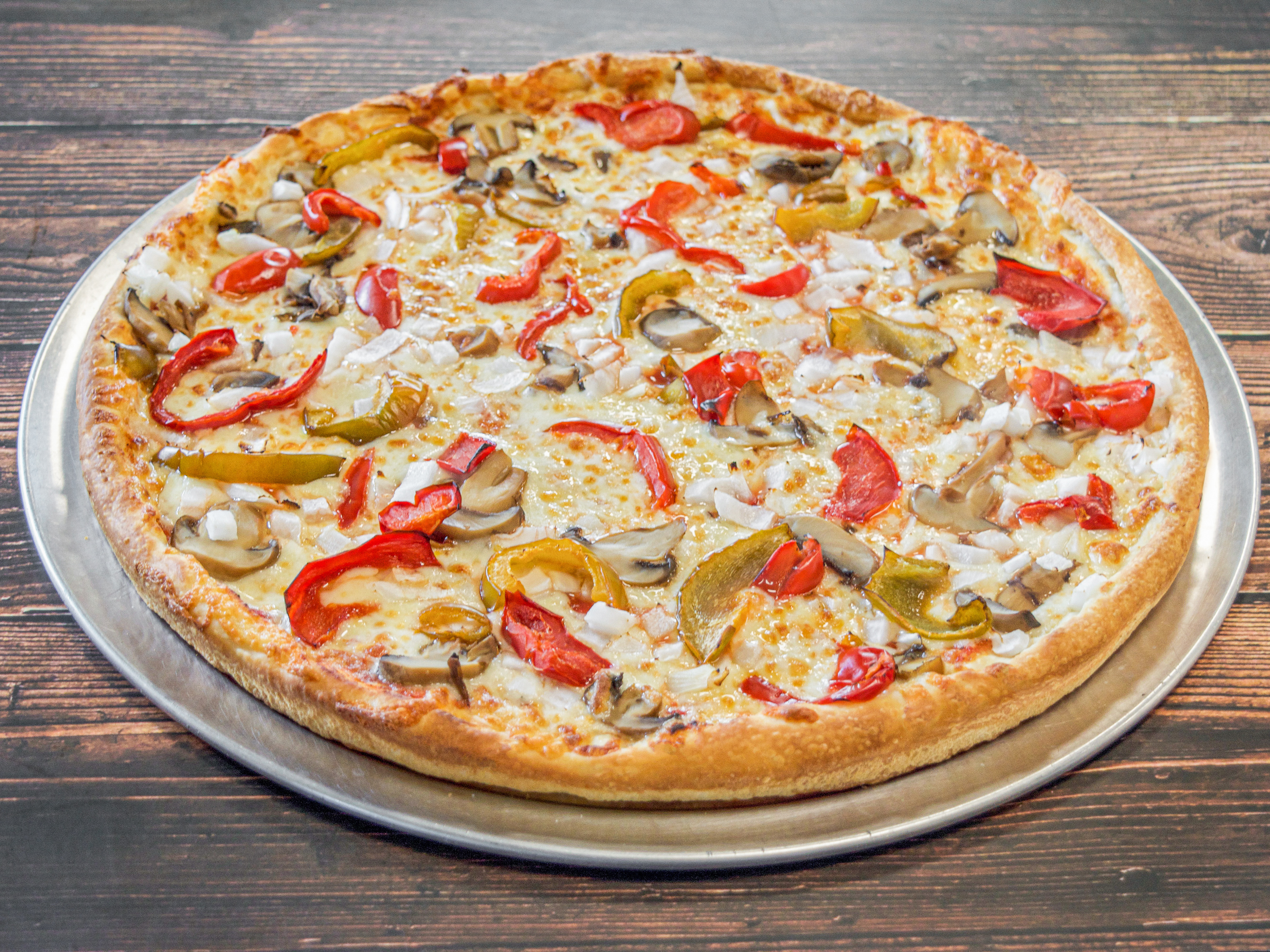 Order Small Vegetarian Pizza food online from Nick Pizza store, Quincy on bringmethat.com
