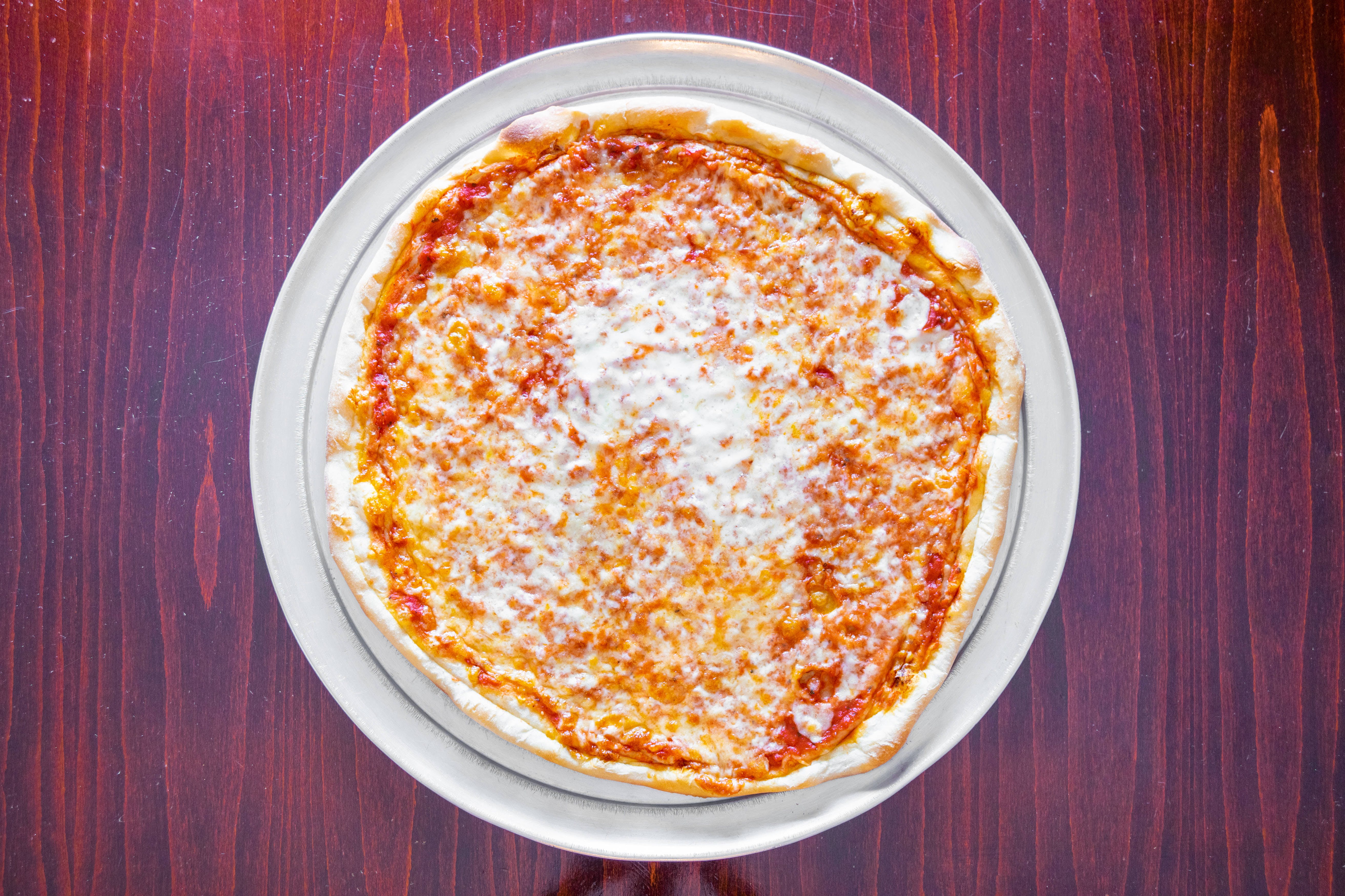 Order Cheese Pizza - Medium 14'' (6 Slices) food online from Casa Rosaria's store, Plainsboro Township on bringmethat.com