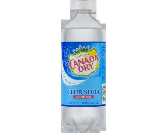 Order Canada Dry Club Soda 1 L food online from Pacific Liquor Market store, Bell Gardens on bringmethat.com