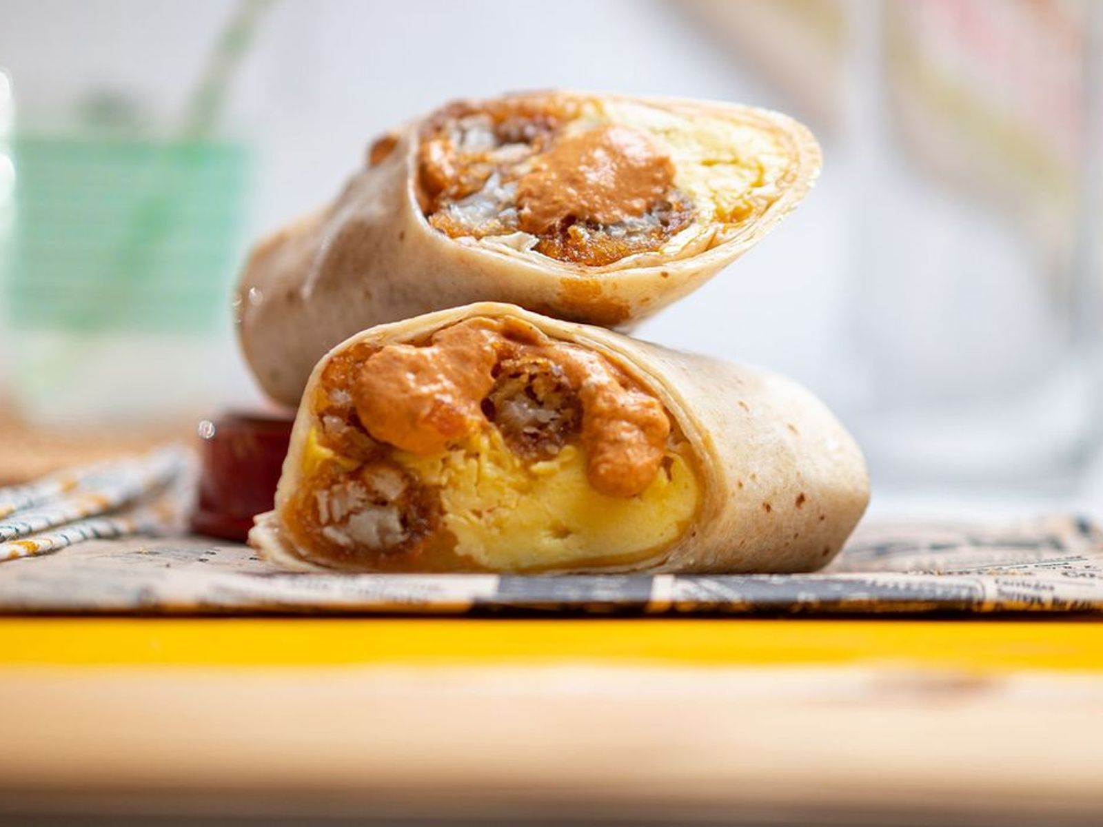 Order Classic Breakfast Burrito food online from Cheebo store, Culver City on bringmethat.com