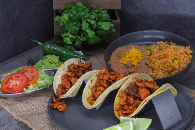 Order Taco Plate  food online from Taco River store, Aurora on bringmethat.com