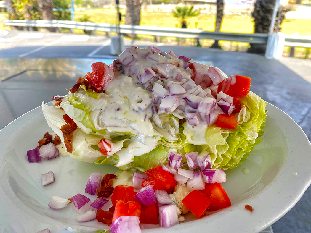 Order Surfside Wedge Salad food online from Cappy's Cafe store, Newport Beach on bringmethat.com