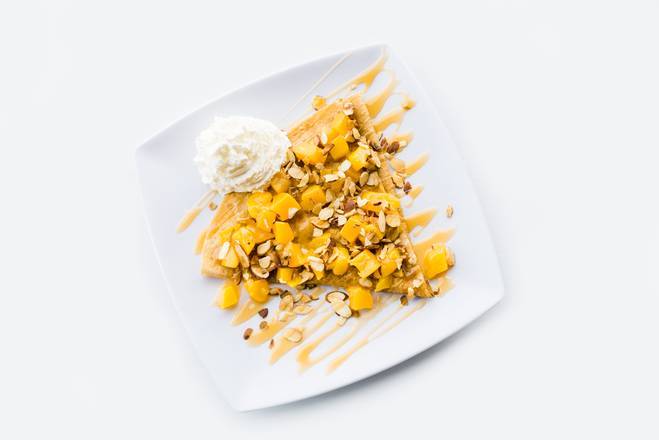 Order Peach Crepe food online from Colados Coffee And Crepes store, Avondale on bringmethat.com