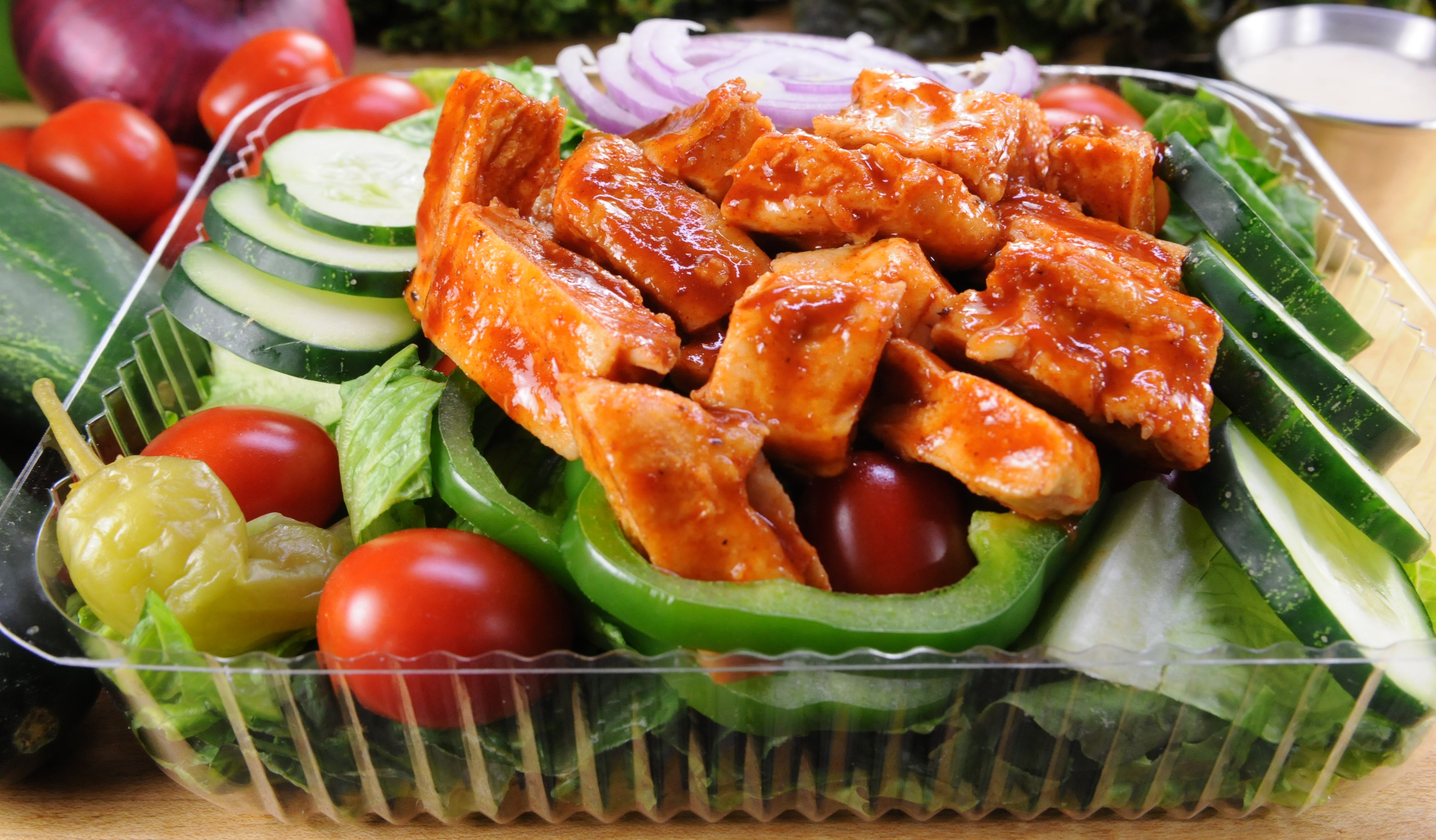 Order Buffalo Chicken Salad food online from Cluck-U Chicken store, Eatontown on bringmethat.com