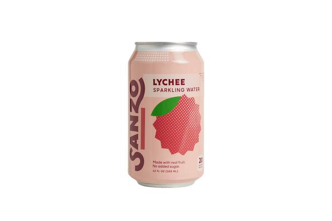 Order Sanzo Lychee Sparkling Water food online from Panda Express store, Shawnee on bringmethat.com