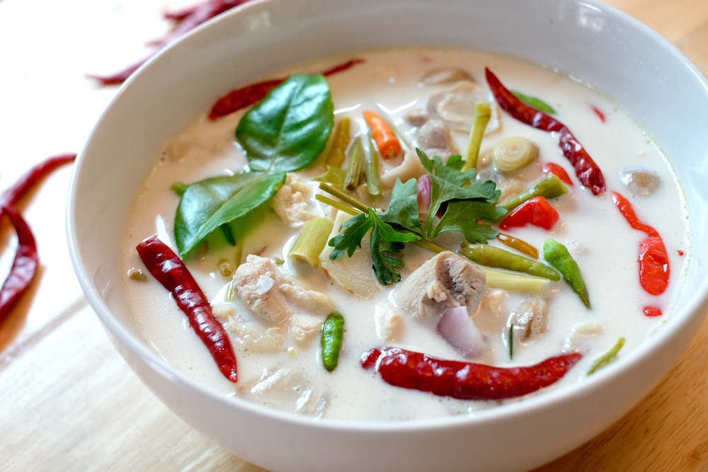 Order Seafood Tom Kha (Coconut Soup) food online from Thai Table store, Berkeley on bringmethat.com