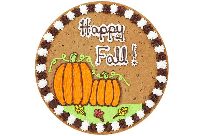 Order Happy Fall Pumpkins - HF2561  food online from Great American Cookies store, Dallas County on bringmethat.com