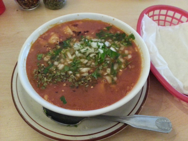 Order Menudo Soup food online from Puerto Nuevo Restaurant store, Los Angeles on bringmethat.com