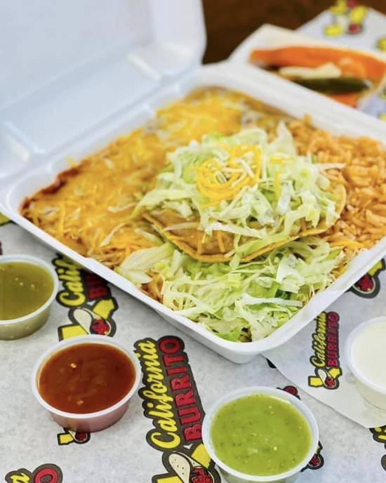 Order Combo 4: One Tostada One Enchilada  food online from California Burrito store, Antioch on bringmethat.com