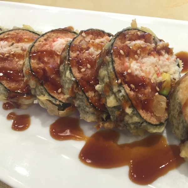 Order Spicy Tuna Tempura Roll food online from Dono Sushi Cafe store, Chino on bringmethat.com