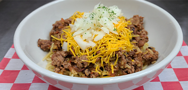 Order Chili 4 Ways Lunch food online from The Guys Place store, Sycamore on bringmethat.com