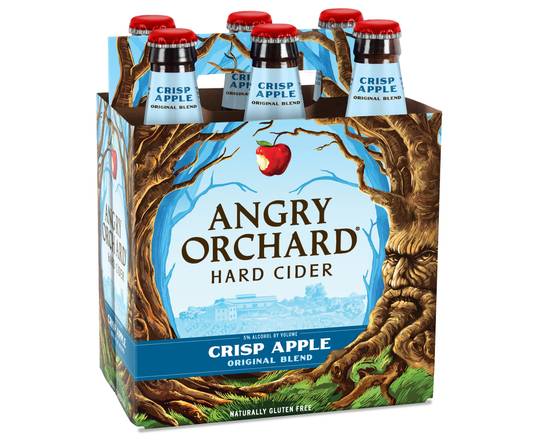 Order Angry Orchard, 6pk-12oz bottle cider (5.0% ABV) food online from Ogden Wine & Spirit store, Naperville on bringmethat.com