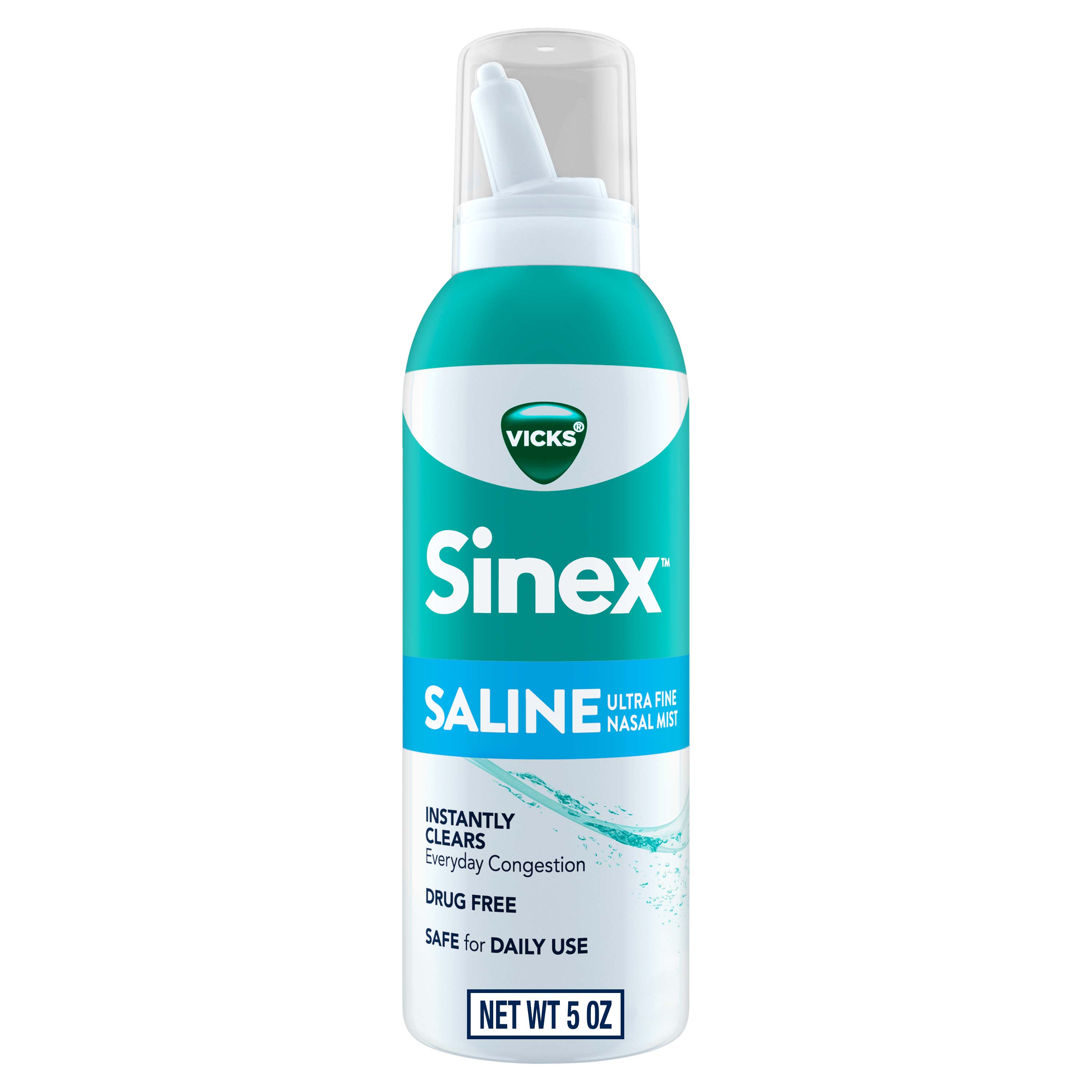 Order Vicks Sinex Saline Ultra Fine Nasal Spray Mist - 5 oz food online from Rite Aid store, Cathedral City on bringmethat.com