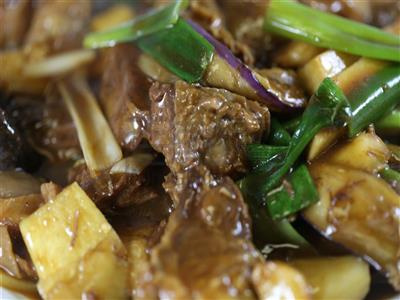 Order Beef Brisket with Eggplant food online from Minghin Cuisine - Streeterville store, Chicago on bringmethat.com