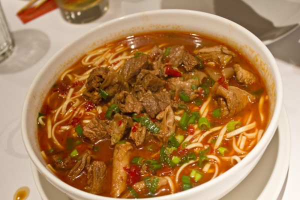 Order 305. House Special Braised Beef Noodle Soup food online from Land Of Plenty store, New York on bringmethat.com