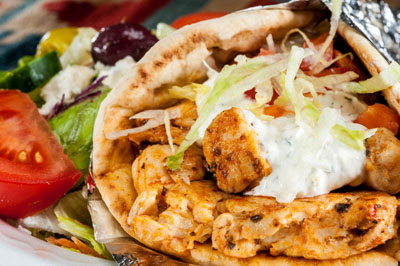 Order Classic Chicken Gyro food online from Greek Fiesta store, Cary on bringmethat.com