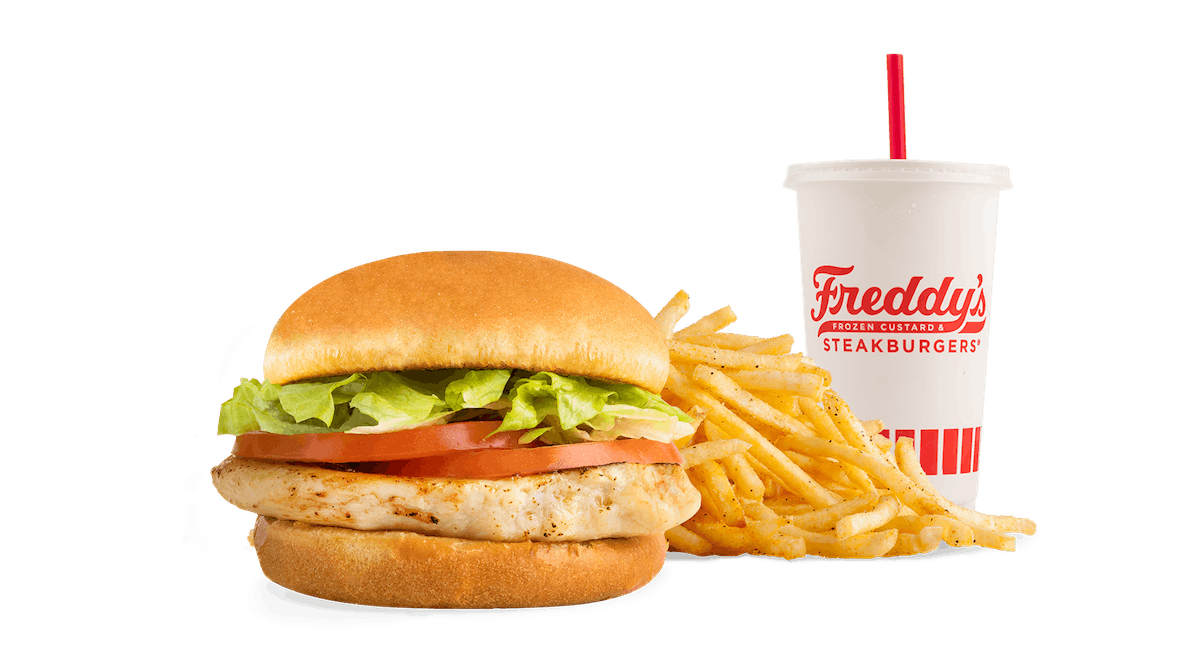 Order #6 Grilled Chicken Sandwich Combo food online from Freddy Frozen Custard & Steakburgers store, Lincoln on bringmethat.com