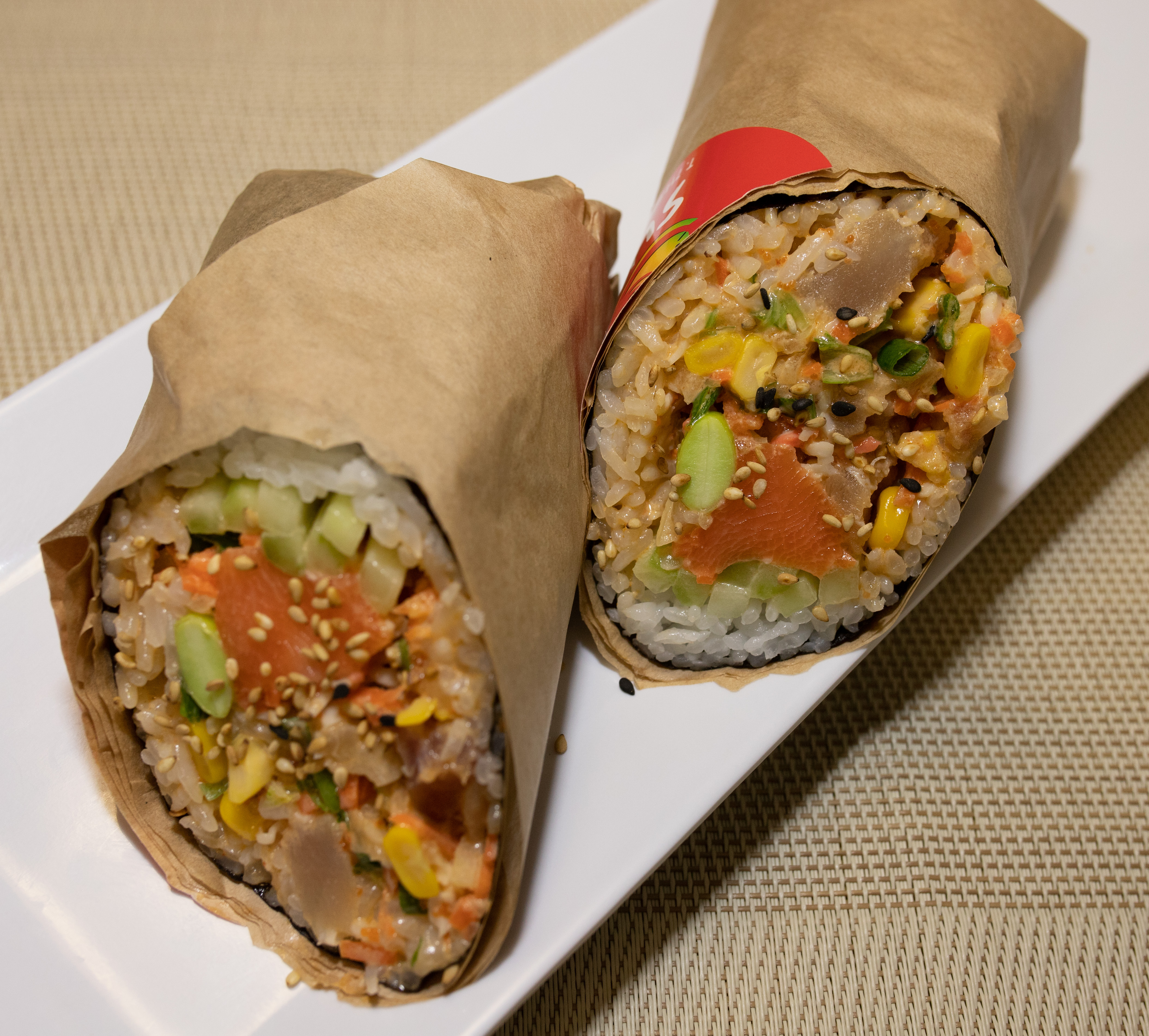 Order Customize Your Very Own Pokerrito (Nori Wrap) food online from Poke Sushi store, Orange on bringmethat.com