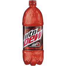 Order Mountain Dew Code Red 1 Liter food online from Speedy's Convenience Store #10 store, Saint Joseph on bringmethat.com