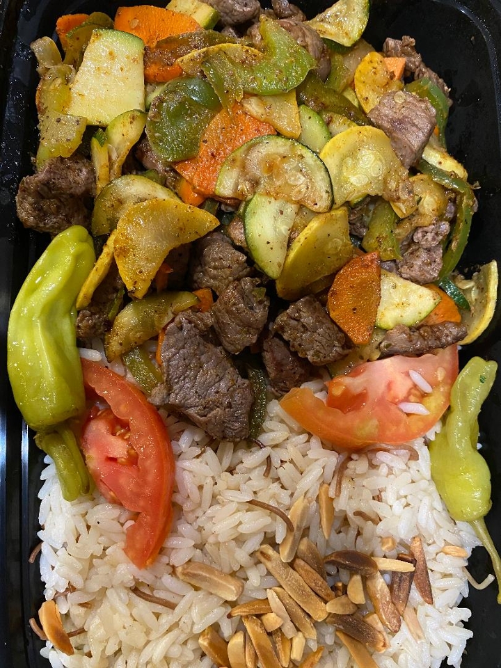 Order Lamb Ghalaba food online from La Fresh Mediterranean Grill store, Plymouth on bringmethat.com