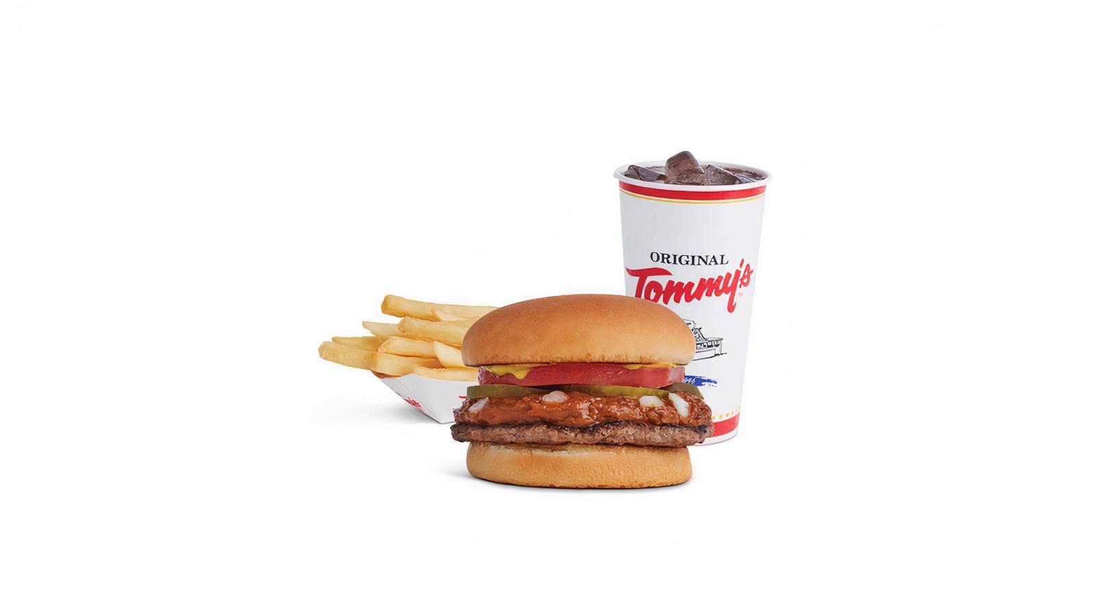 Order Combo #3 (Chiliburger) food online from Original Tommy store, Corona on bringmethat.com