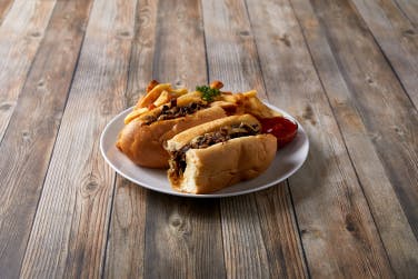 Order Philly Cheesesteak Sandwich - Sandwich food online from Giant Pizza King store, San Diego on bringmethat.com