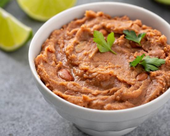 Order Refried Beans (5 oz.) food online from Crunchy Taco Snob store, San Jose on bringmethat.com