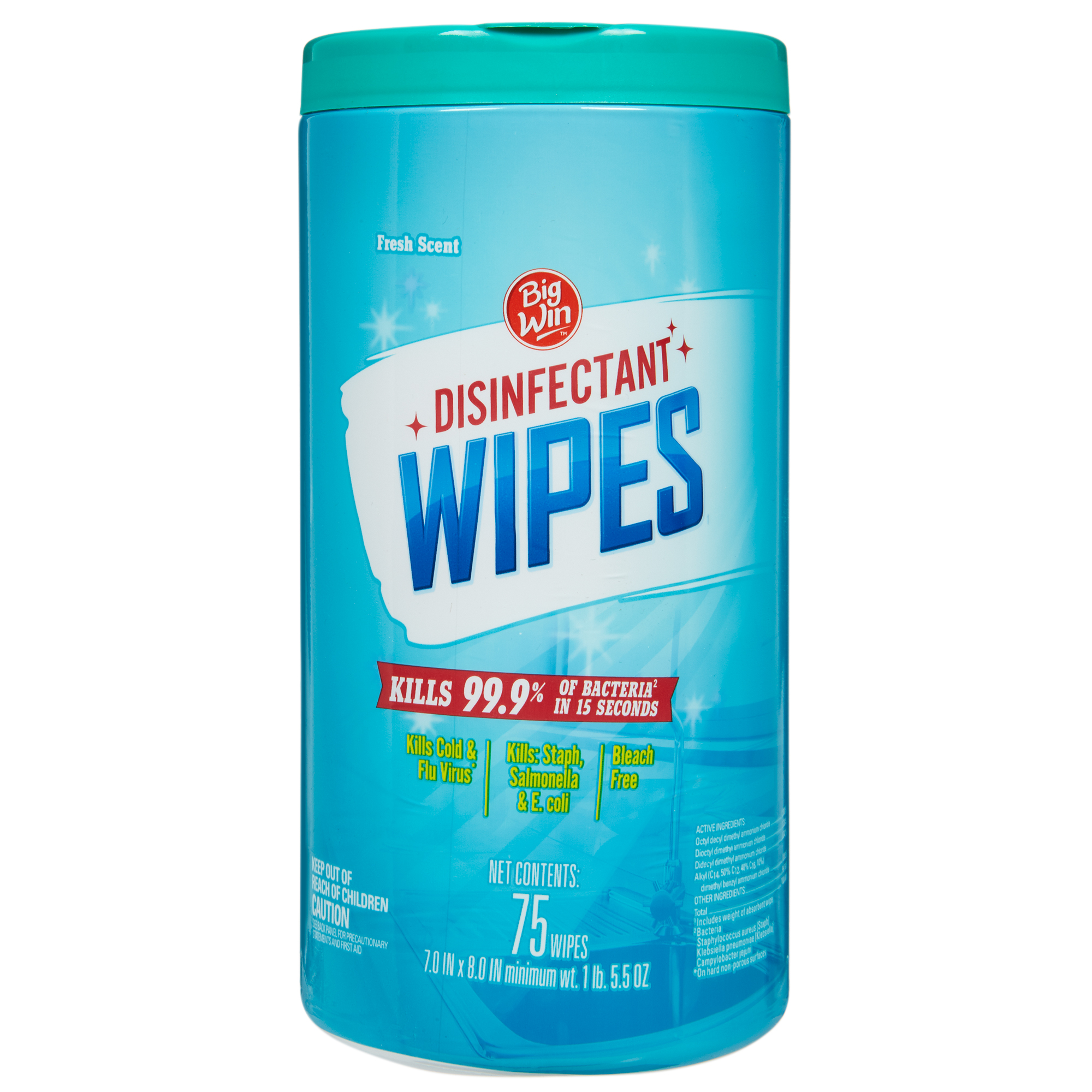 Order Big Win Disinfectant Wipes, Fresh Scent - 75 ct food online from Rite Aid store, Cathedral City on bringmethat.com