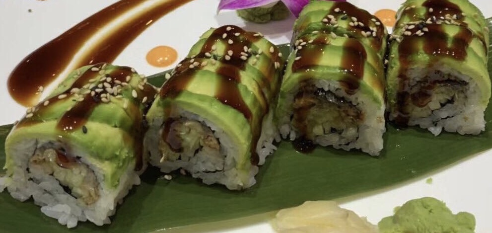 Order H02. Dragon Roll food online from Soho Sushi store, Grand Rapids on bringmethat.com