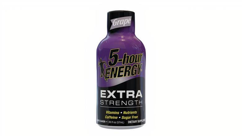 Order 5 Hour Extra Strength Energy Drink Shot, Grape food online from Mac On 4th store, Alton on bringmethat.com
