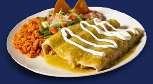 Order Enchiladas Verdes food online from Taco Palenque store, San Juan on bringmethat.com