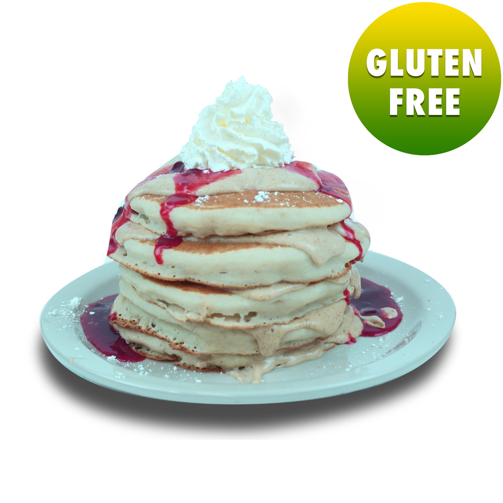 Order GF NY Cheesecake - GF Full (5 Pancakes) food online from WePancakes store, Midwest City on bringmethat.com
