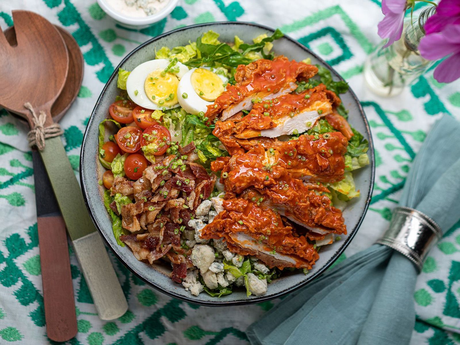 Order Buffalo Chicken Salad food online from La Greens store, Burbank on bringmethat.com