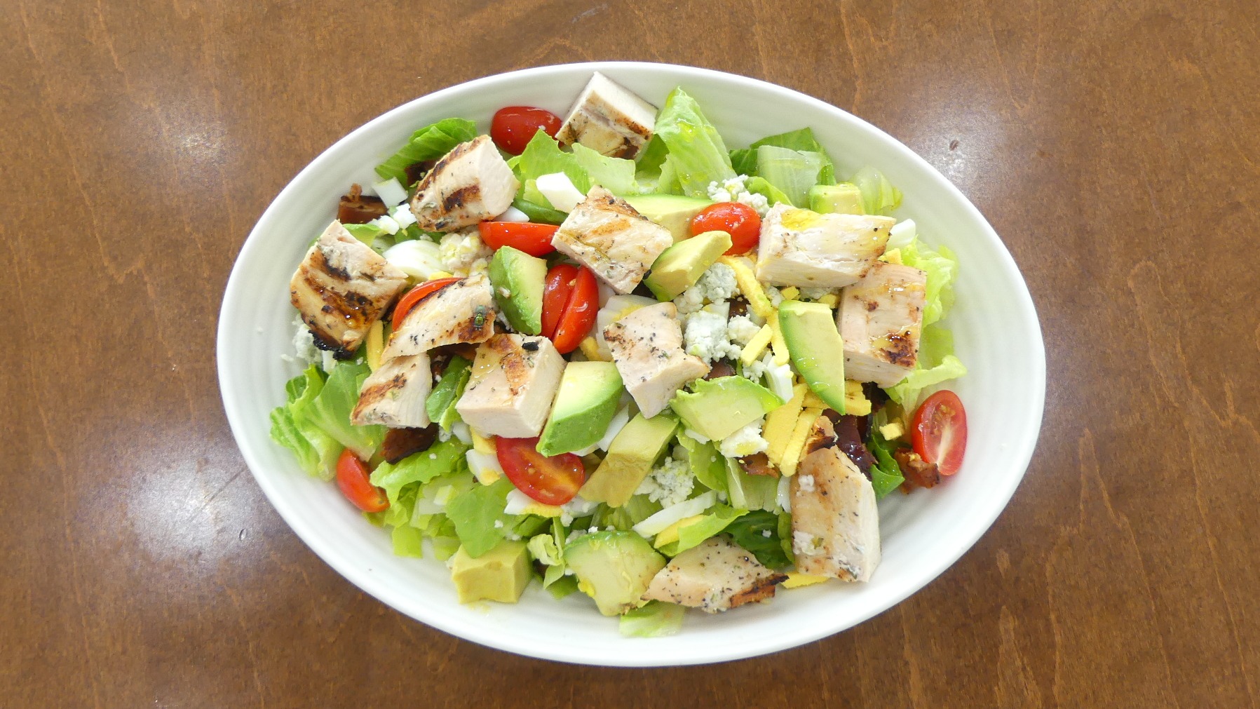 Order The Claudia Cobb Salad food online from Dinah Poolside Restaurant store, Palo Alto on bringmethat.com