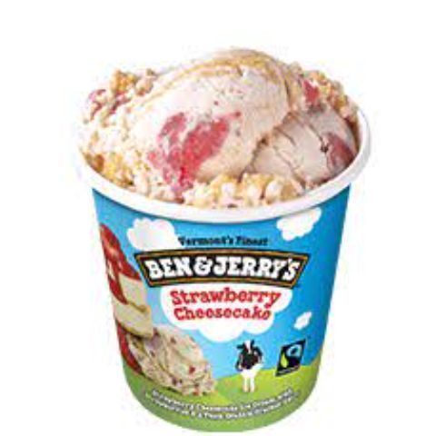 Order Ben & Jerry's Strawberry Cheesecake Pint food online from 7-Eleven store, Youngwood on bringmethat.com