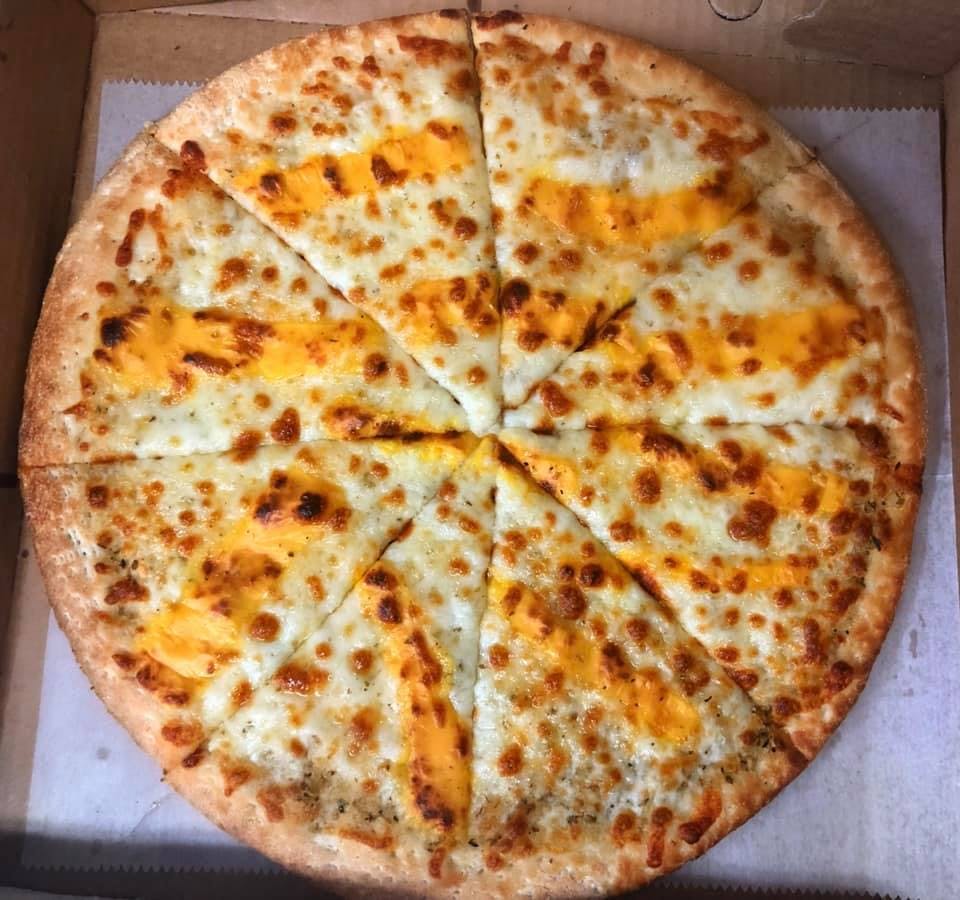 Order White Pizza - Medium 12'' food online from Mikie's Pizza & Subs store, Baltimore on bringmethat.com
