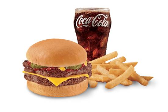 Order Original 1/3 lb Double with Cheese Burger Combo food online from Dairy Queen Grill & Chill store, Pueblo West on bringmethat.com
