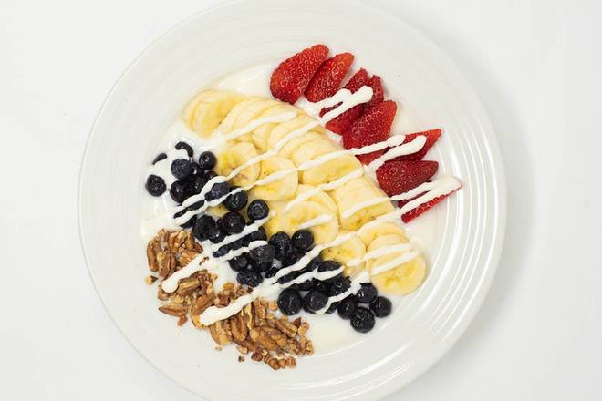 Order Very-Berry Banana Bowl food online from Village Inn store, Fremont on bringmethat.com