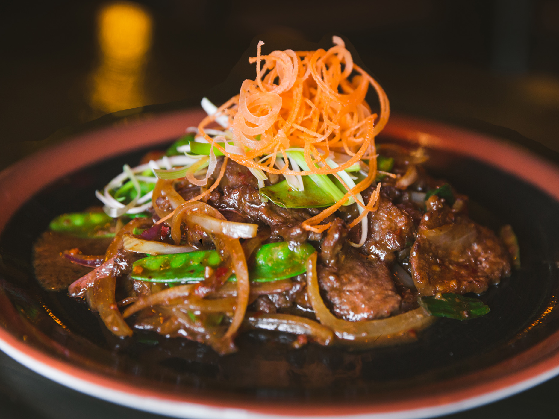 Order Mongolian Beef food online from Potstickers Asian Grill + Sushi store, Newark on bringmethat.com